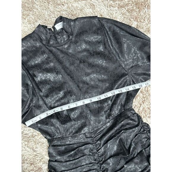 Hunter Bell Ariana Dress Black Knee Length Party Cocktail Size 0 - Picture 8 of 11